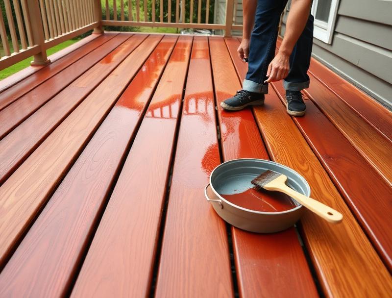 Deck Painting & Staining in Lakeside, CA project example