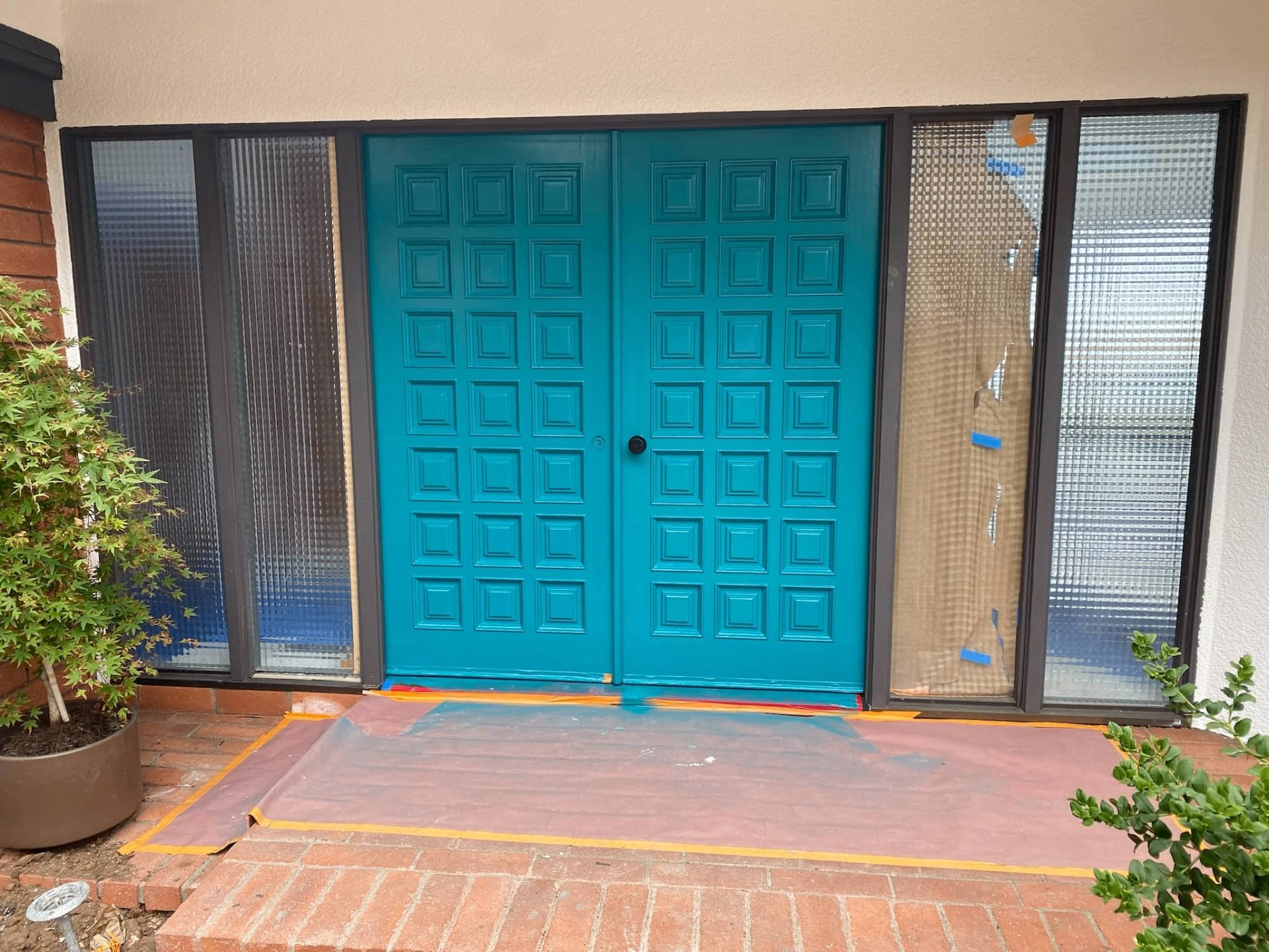 Front Door Painting in San Diego, CA project example