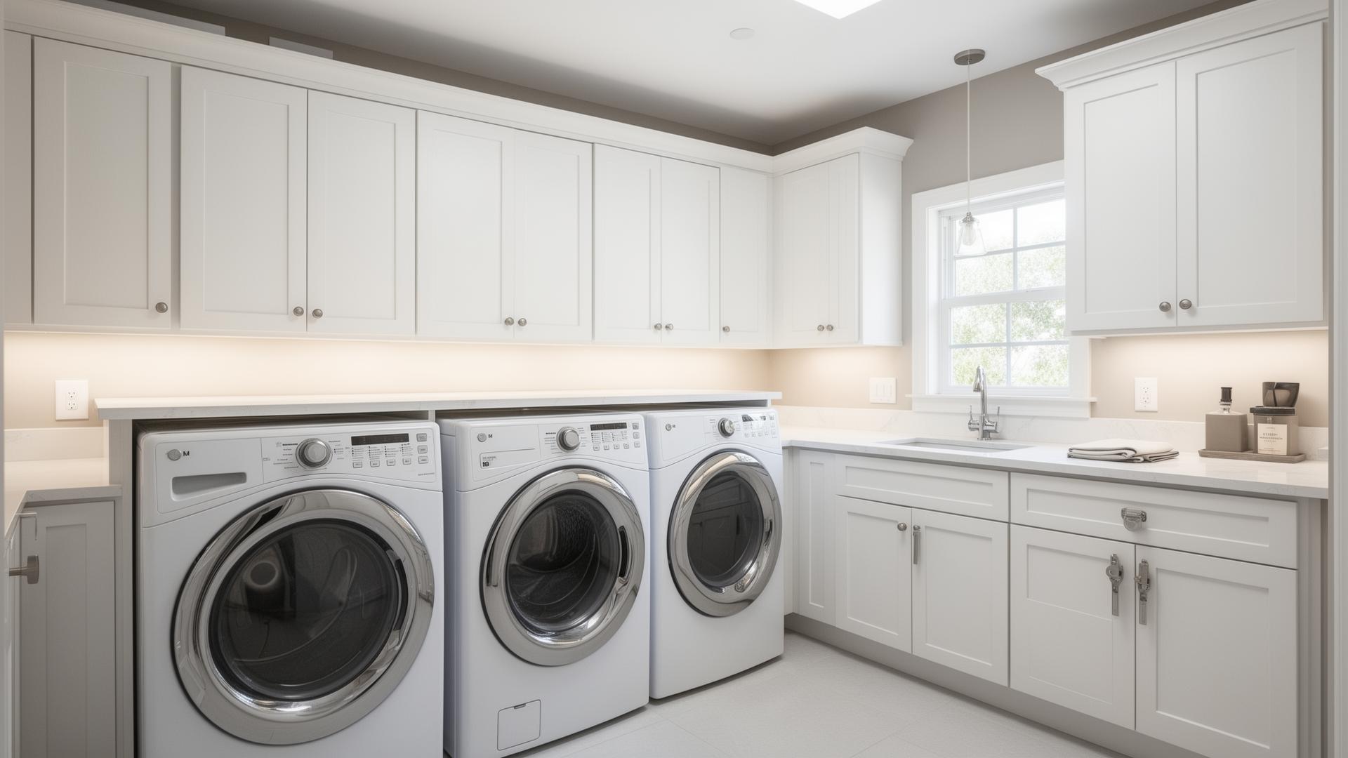 Laundry Room Cabinet Refinishing in San Diego, CA - professional painting service in San Diego County